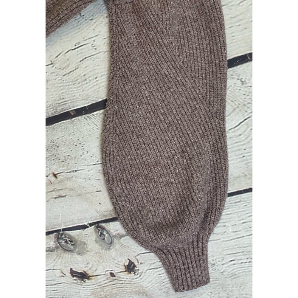 Debut Open Front Ribbed Knit Cardigan - Picture 11 of 13